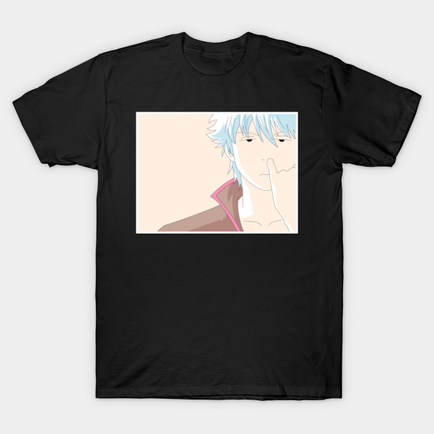 Sakata Gintoki Funny Face - Sakata Gintoki - T-Shirt | TeePublic